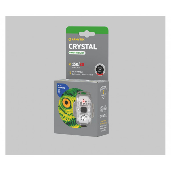 Armytek Crystal Grey (белый и красный свет)