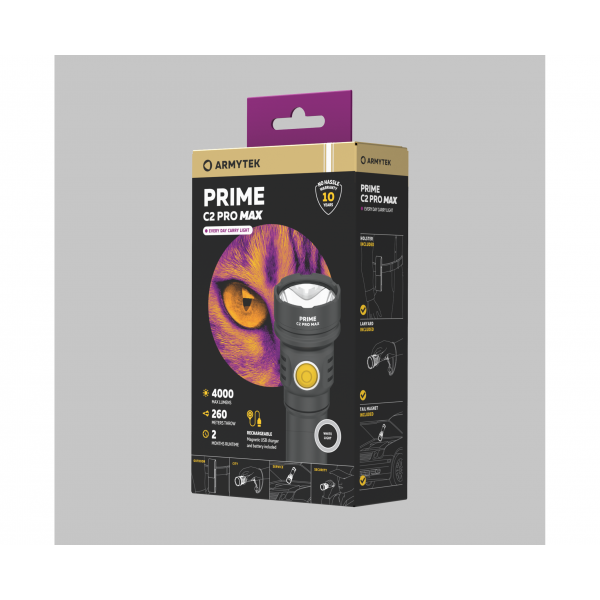 Armytek Prime C2 Pro Max Magnet USB (белый свет)