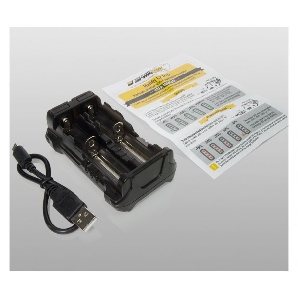 Armytek Handy C2 Pro — 2-канальное зарядное устройство  