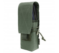 Подсумок на 1-2 магазина АК с эластичным жгутом, облегченный вер.3 (Fastclip Molle System)